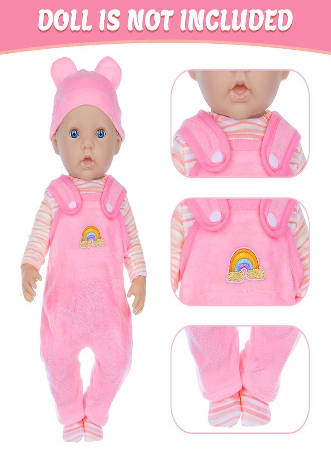 UNICORN ELEMENT Baby Doll Clothes with Backpack Carrier for 14-18 Inch Doll,Reborn Baby Dolls Accessories Set with Bottles Pacifiers for Toddlers and Kids 2 3 4 5 Year Old（Dolls not Included） - Image 4